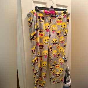 ** NEW ** Emoji Print Pajama Pants